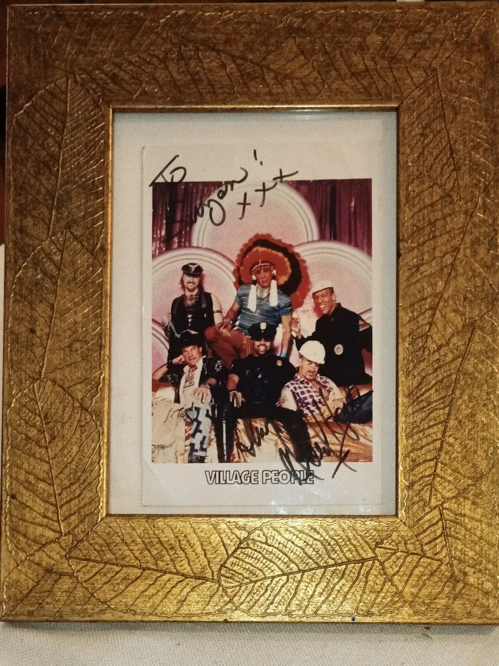Famous Village People Signed